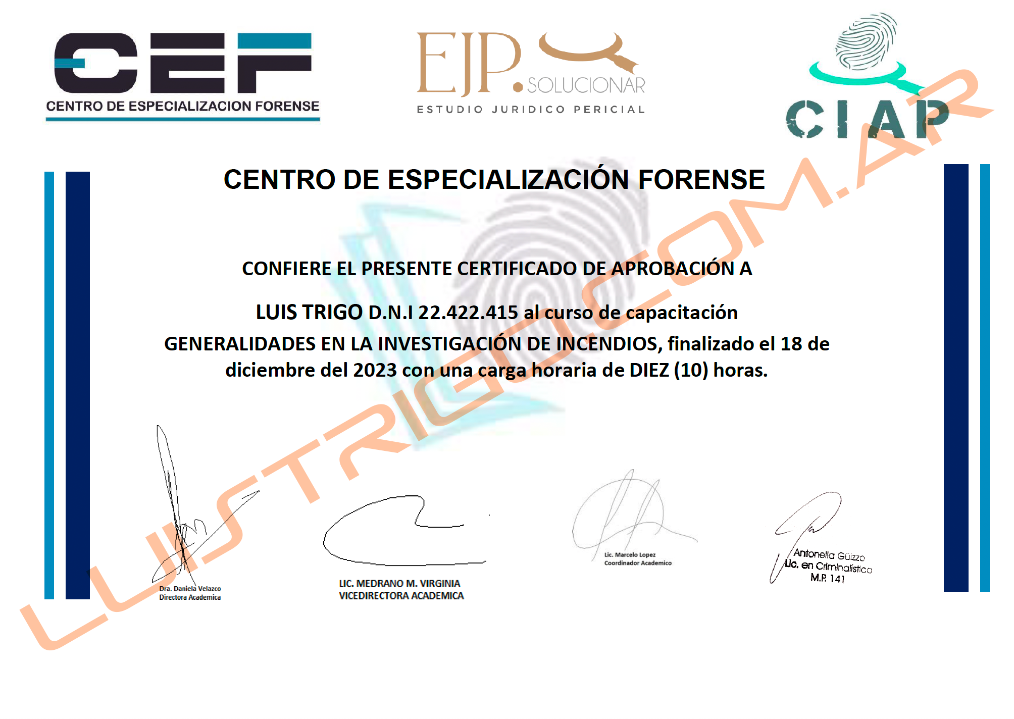 Centro de Especialización Forense